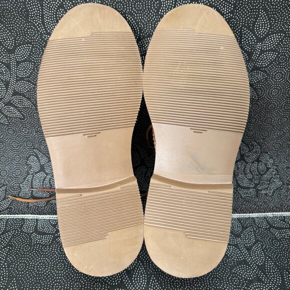 Johnston & Murphy Mens Tan Leather Wingtip Oxfords Size 10M - Picture 7 of 9